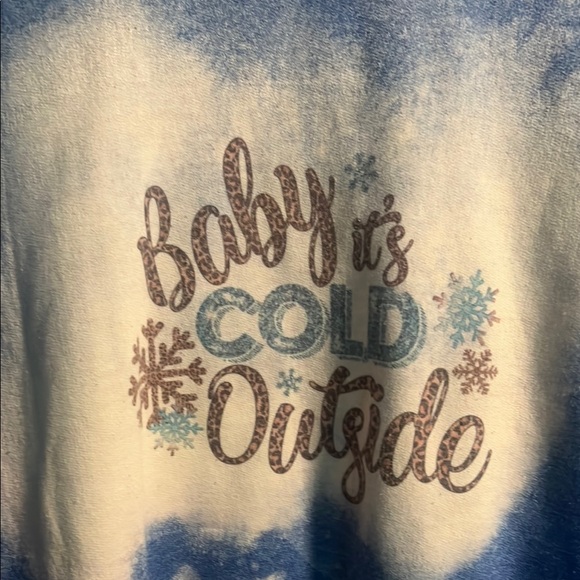 Baby it’s Cold Outside Graphic Women's Sweatshirt - Picture 2 of 6